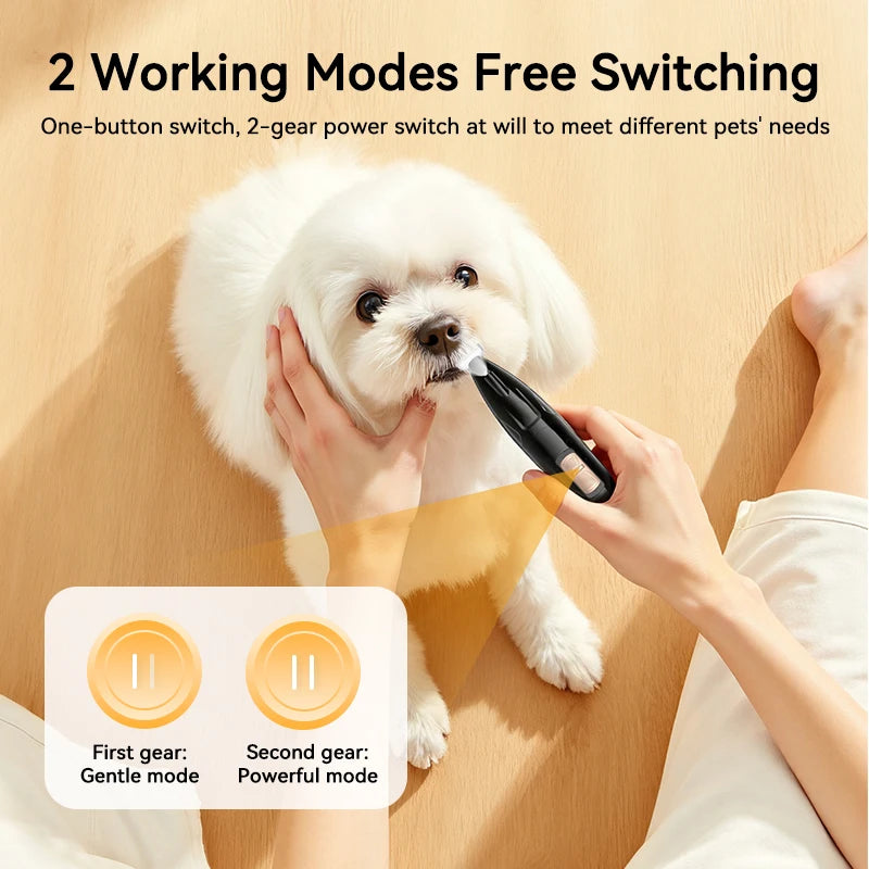 ROJECO Electric Pet Clipper For Dog Cat Claw Ear Hair Care Digital Display Pet Foot Haircut Grooming Trimmer With Front Light HIP