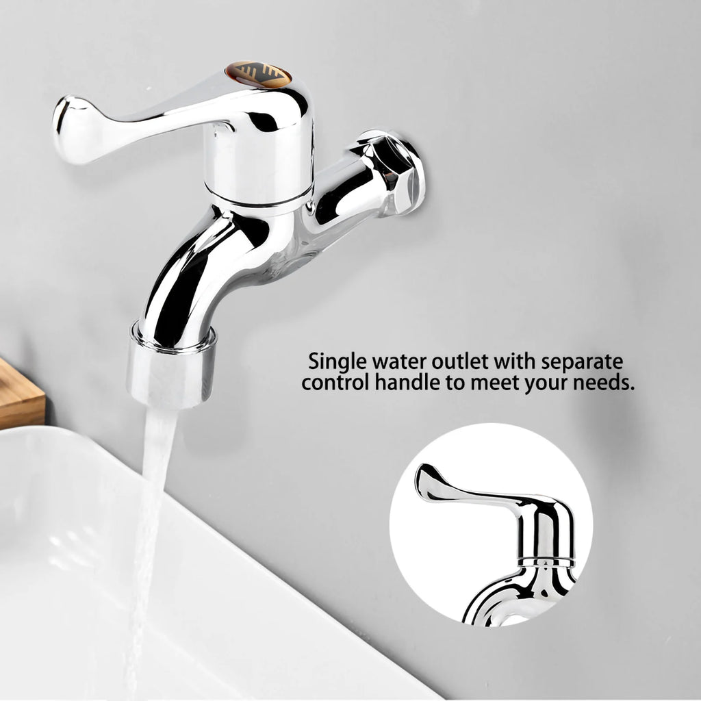 Washing Machine Faucet Sink Basin Water Tap with Single Spout & Handle HIP