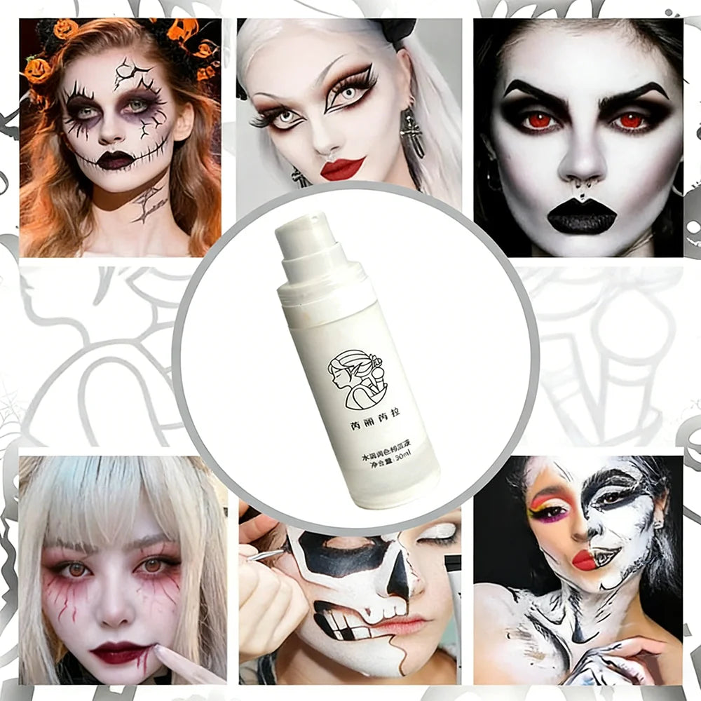 White Liquid Foundation – Cosplay, Stage & Brightening Base Liquid Foundation HIP