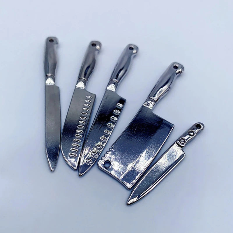 1:12 Dollhouse Mini Knife Set – Kitchen Utensil Accessories Dollhouse Accessories HIP