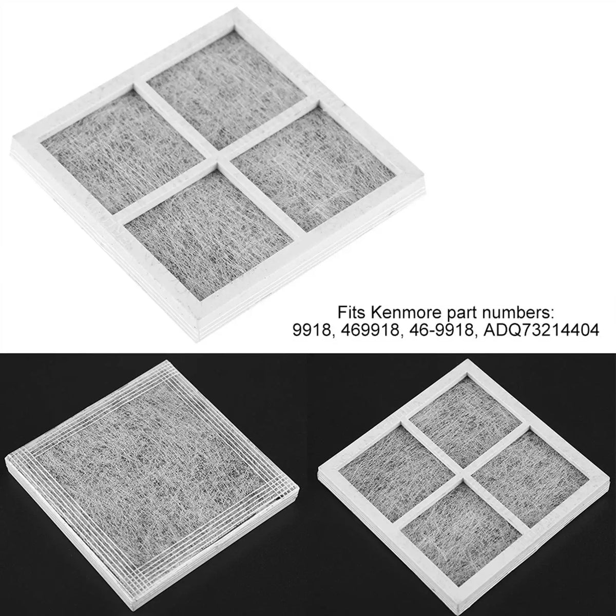3pcs Air Filter Replacement for LG LT120F Elite 469918 Refrigerator Freezer Filter Replacement HIP