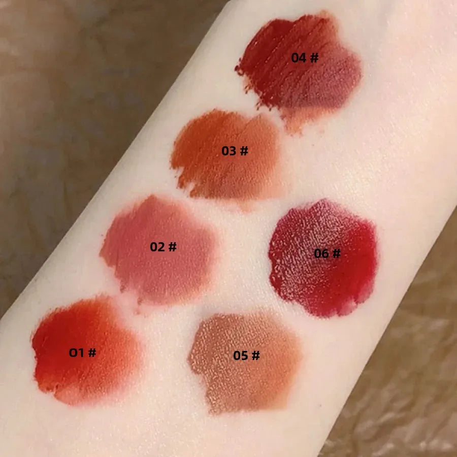 Magic Casa Love Bear Matte Lip Gloss Set – 6 Shades Matte Lip Gloss Set HIP