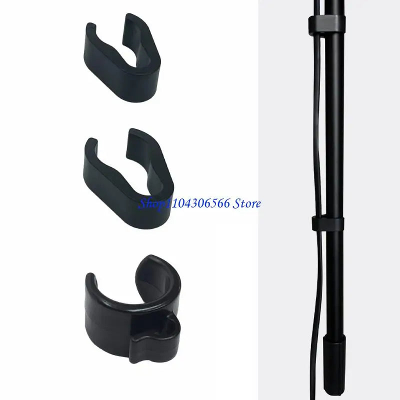 10-Piece Microphone Stand Cable Clips – Cord Grip Set Mic Stand Accessories HIP