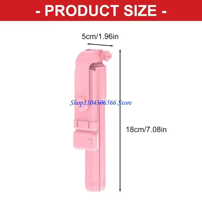 Extendable Selfie Stick with Bluetooth Remote & LED Light Selfie Stick HIP