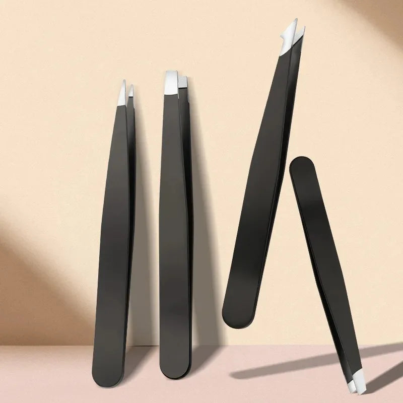 4-Piece Stainless Steel Precision Eyebrow Tweezer Set Eyebrow Tweezer Set HIP