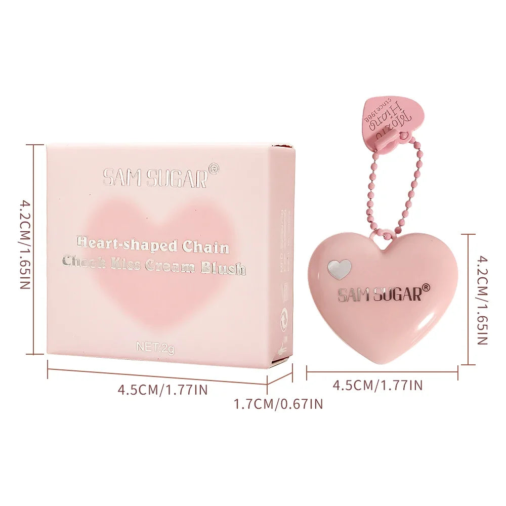 SAM SUGAR Heart Cream Blush – Lip & Cheek, Waterproof Cream Blush HIP