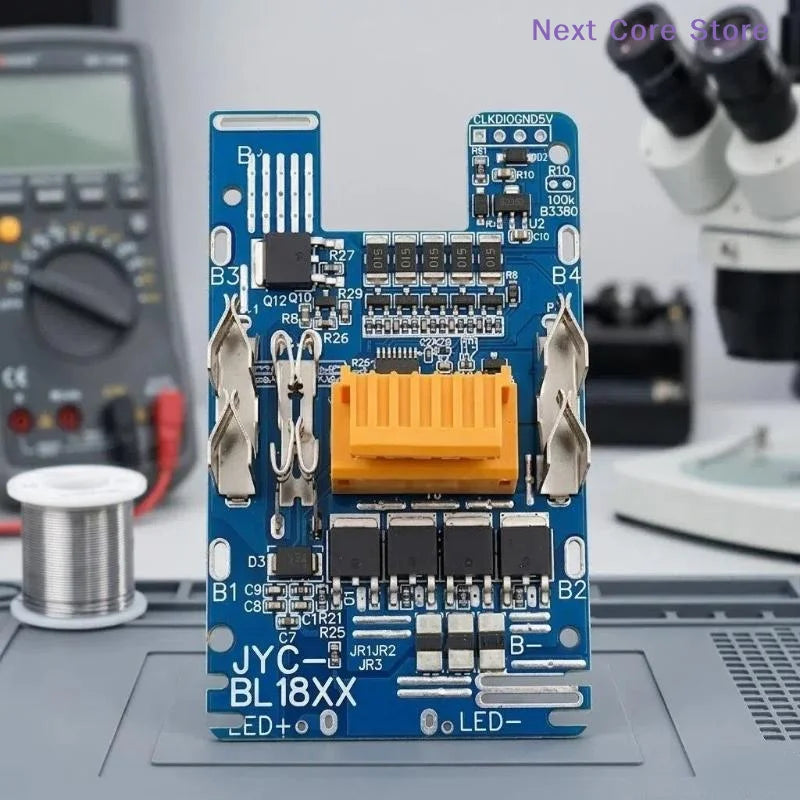 18V Li-Ion BMS PCBA Balance Charging Circuit Board BL1830–1890 Battery Circuit Board HIP