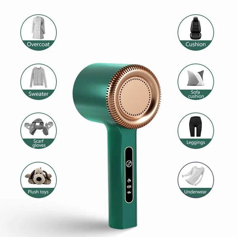 USB Rechargeable Electric Lint Remover & Fabric Shaver – Green Electric Lint Remover HIP