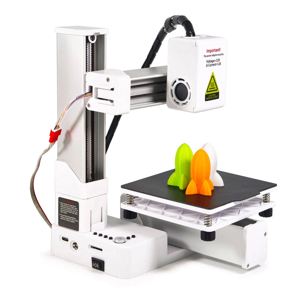 Small 3D Printer All Metal Nozzle Efficient Frequency Division Multiplexing Small 3D Printer Rapid Heating for Handcraft HIP