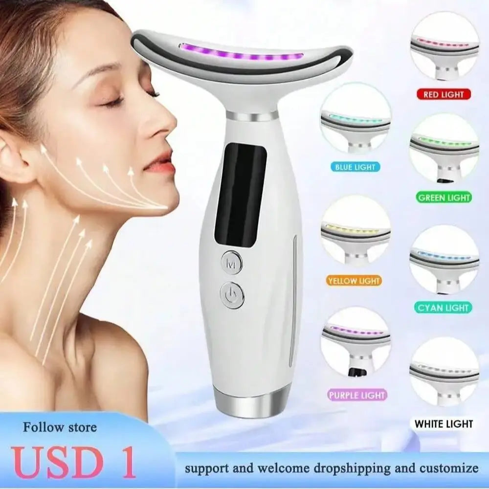 High-Frequency Portable Facial Massager – Skin Tightening Facial Massager Device HIP WHITE