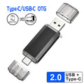 2-in-1 Type-C USB Flash Drive 8GB–128GB | Phone & PC USB Flash Drive HIP Black 32 GB