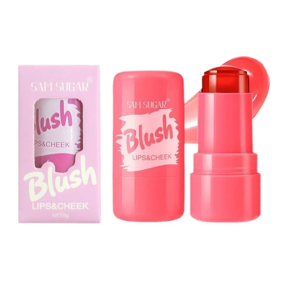 SAM SUGAR Jelly Blush Stick – 3-in-1 Lip, Cheek & Eye Tint Jelly Blush Tint Stick HIP