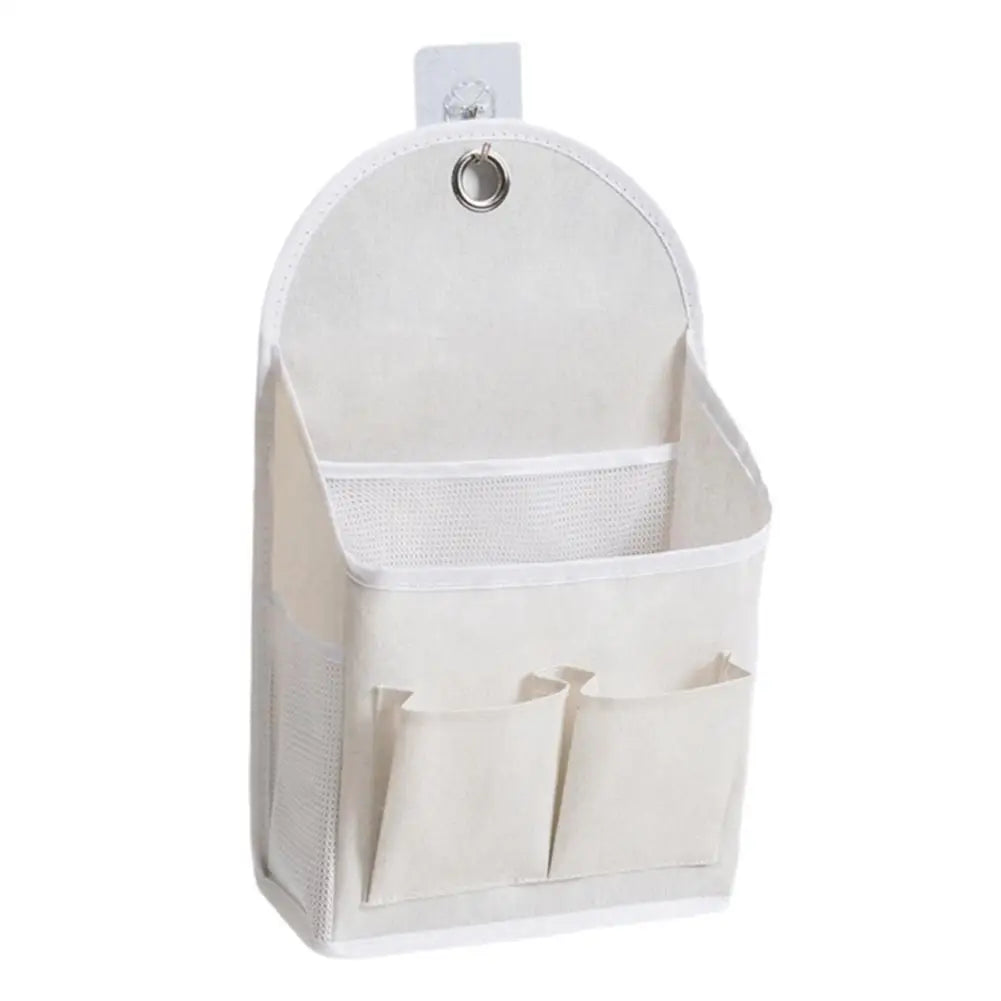 Bedroom Bed Storage Organizer Dormitory Bedside Storage Rack Dormitory Storage Basket Bedside Hanging Basket Bedside Storage HIP white
