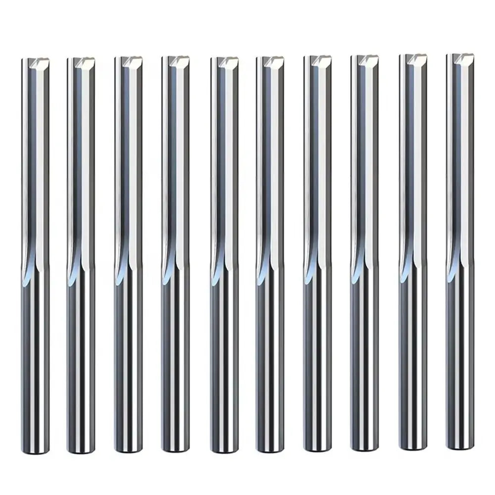 2-Flute Carbide End Mill 3.175mm & 4mm Shank – CNC Router Bit Carbide End Mill HIP