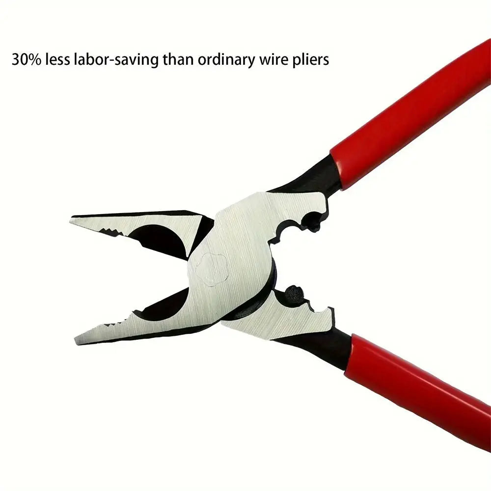 9-Inch Multi-Function CRV Steel Wire Pliers | Non-Slip Handle Wire Pliers HIP