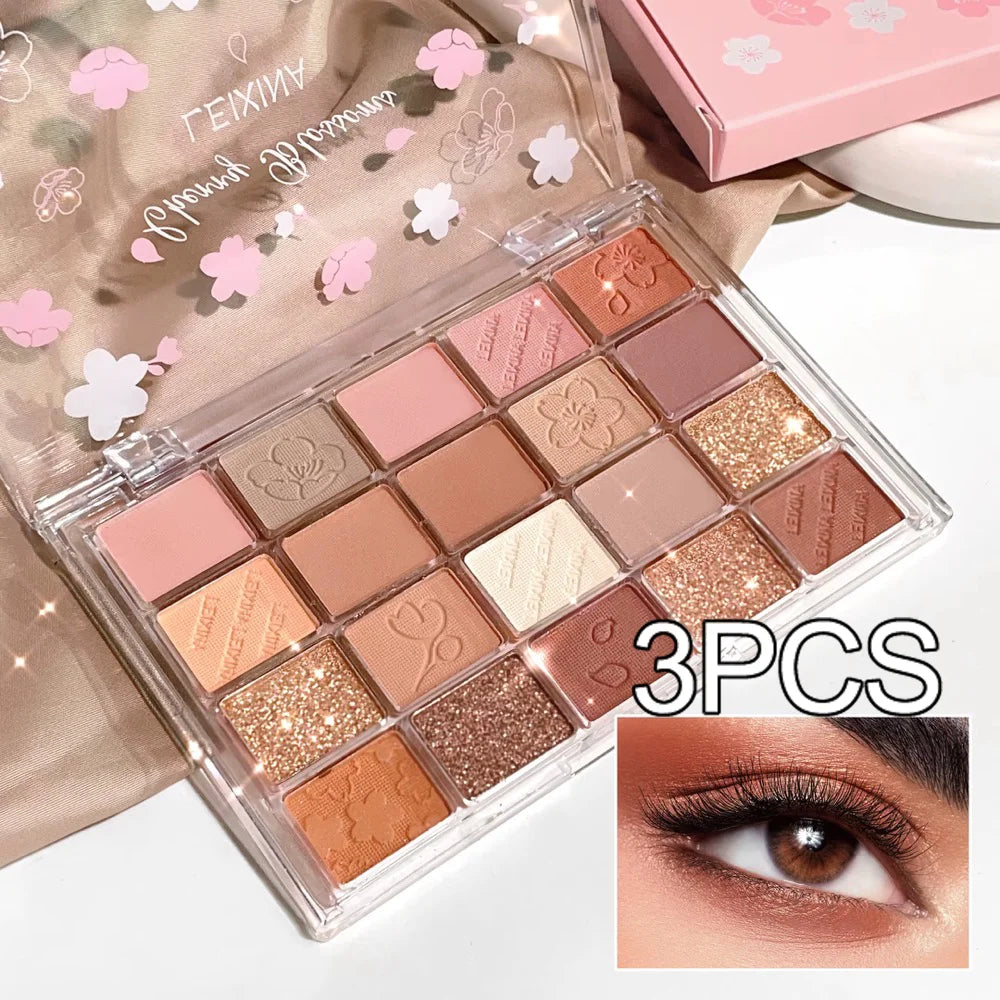 20-Color Eyeshadow Palette – Glitter, Shimmer & Matte | HIP Eyeshadow Palette HIP 02 triple