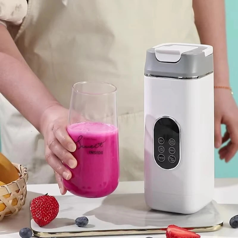 Portable USB Rechargeable Blender Juicer Cup – 12 Blades 420ml Portable Blender Juicer HIP