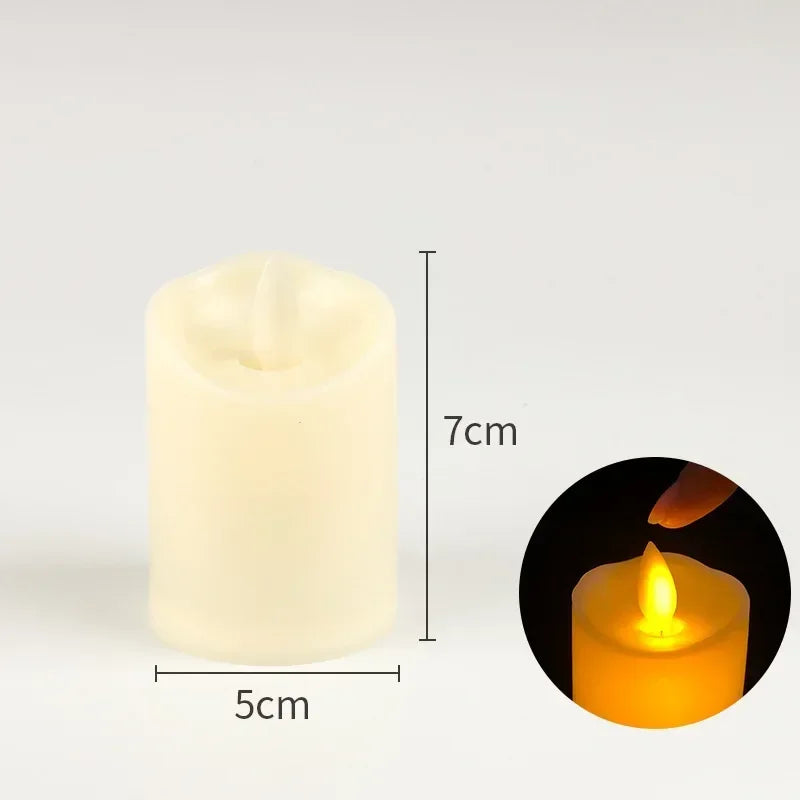 Flameless LED Candles Battery Powered – Wedding & Party Decor Flameless LED Candle HIP 5cm-7cm