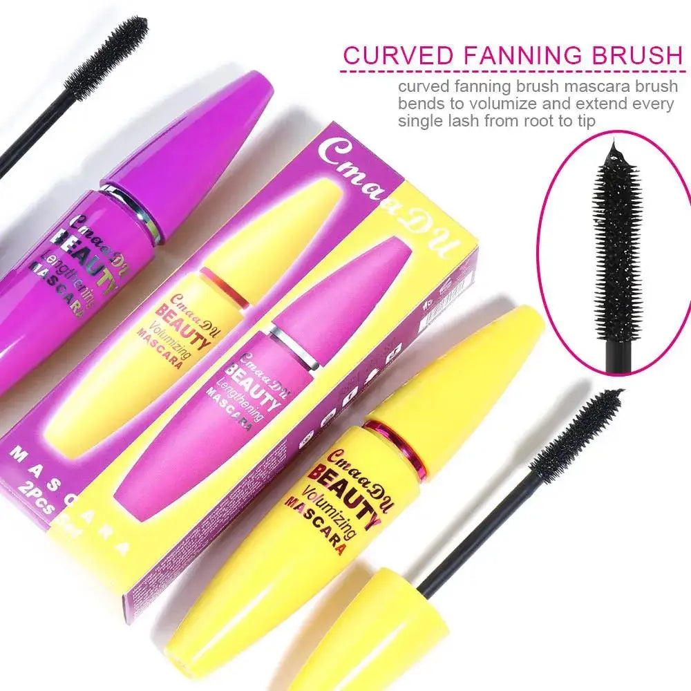 CmaaDu 4D Volumizing Waterproof Mascara – Lengthen & Curl Volumizing Mascara HIP