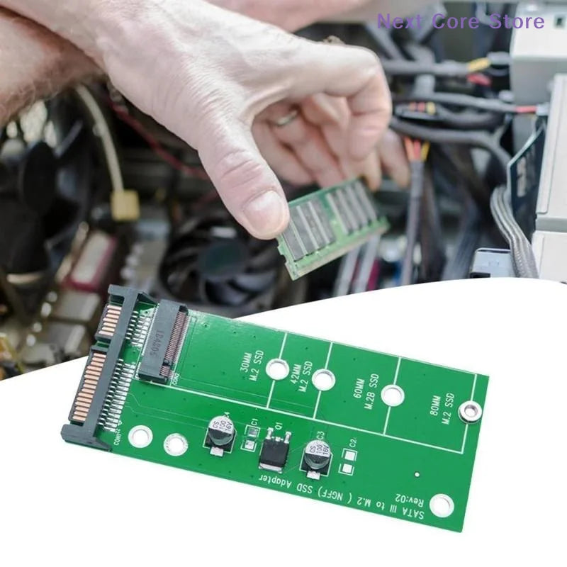M.2 NGFF to SATA3 Adapter Card – 6 Gbps SSD Converter SSD Adapter Card HIP