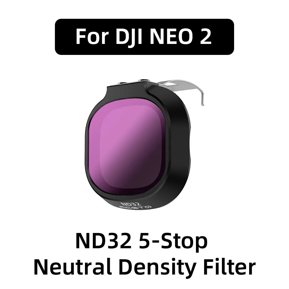 HD Optical Glass ND & CPL Lens Filters for DJI Neo 2 Drone Drone Lens Filter HIP ND32