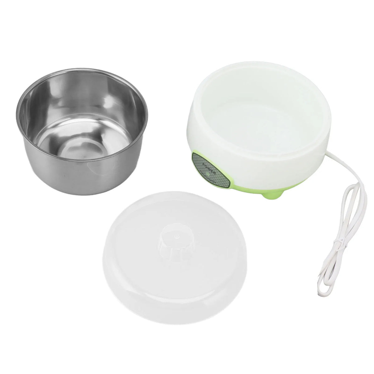Compact Yogurt Maker Machine Stainless Steel Container Yogurt Maker for Homemade DIY Yogurt Green 15W DIY Yogurt Maker Machine HIP EU 220V