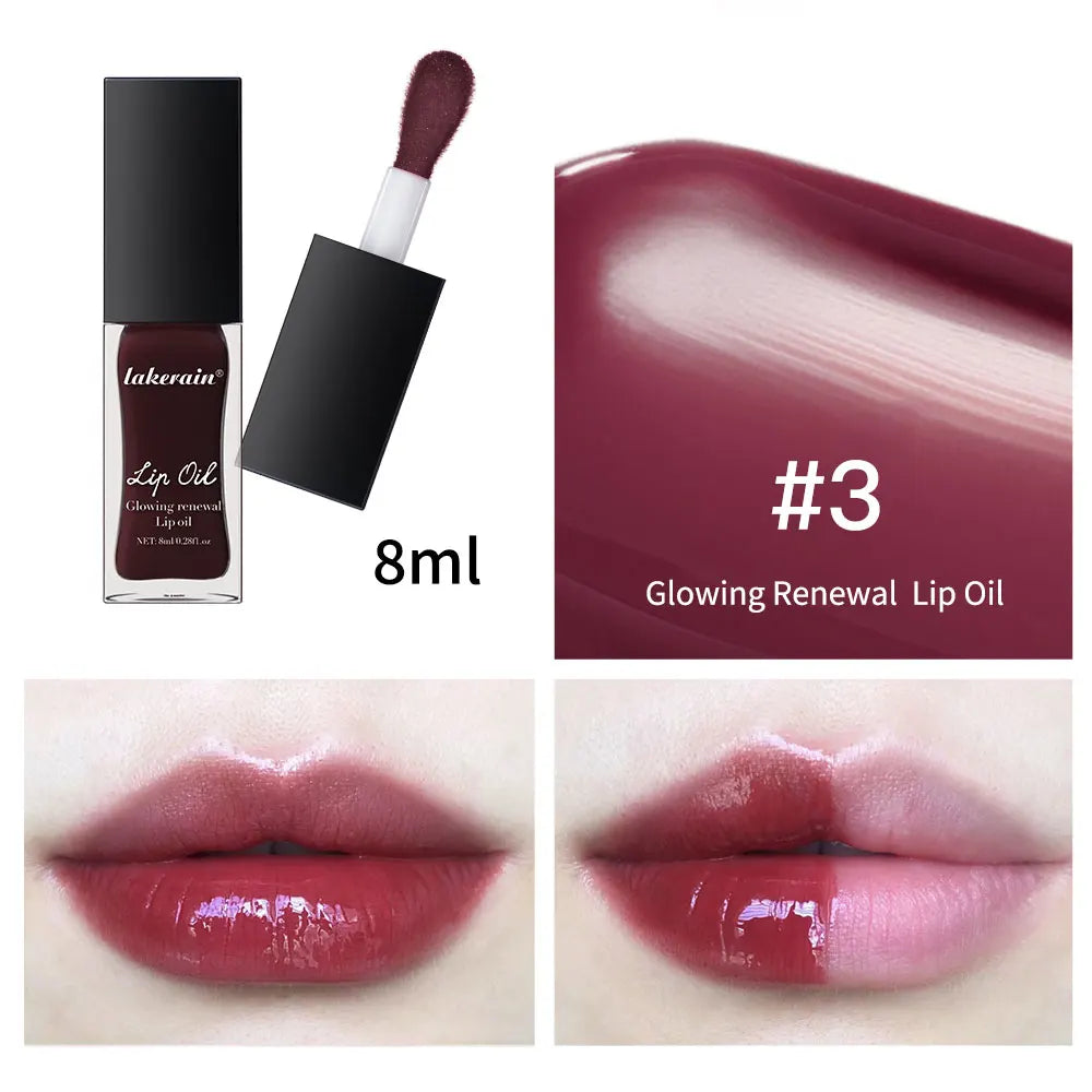 Lipgloss Mirror Lip Glaze Jelly Pout Lip Tint Long Lasting Moisturizing Shine Lipgloss Lip Makeup HIP