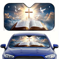 Bible Angel Car Sunshade – UV & Heat Block with 4 Suction Cups Car Sunshade HIP M
