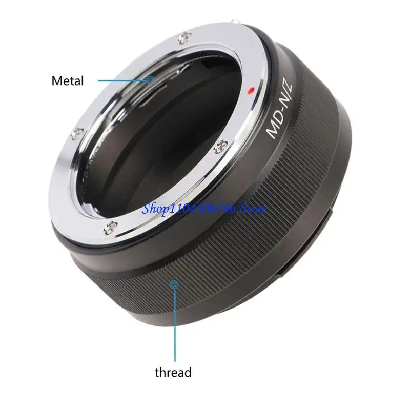 MD to Nikon Z Mount Lens Adapter Ring – Aluminum Alloy Lens Adapter Ring HIP