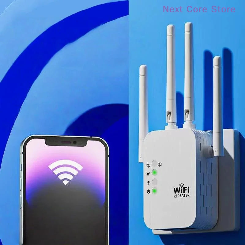 300Mbps Dual Band WiFi Repeater – 5G/2.4G Range Extender WiFi Range Extender HIP