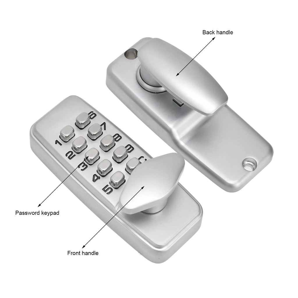 Mechanical Password Lock Waterproof Fireproof Zinc Alloy Intelligent Keyless Coded Lock Set for Home Office HIP