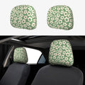 Vintage Groovy Flowers Car Headrest Covers – 2 Pack Car Headrest Covers HIP 2