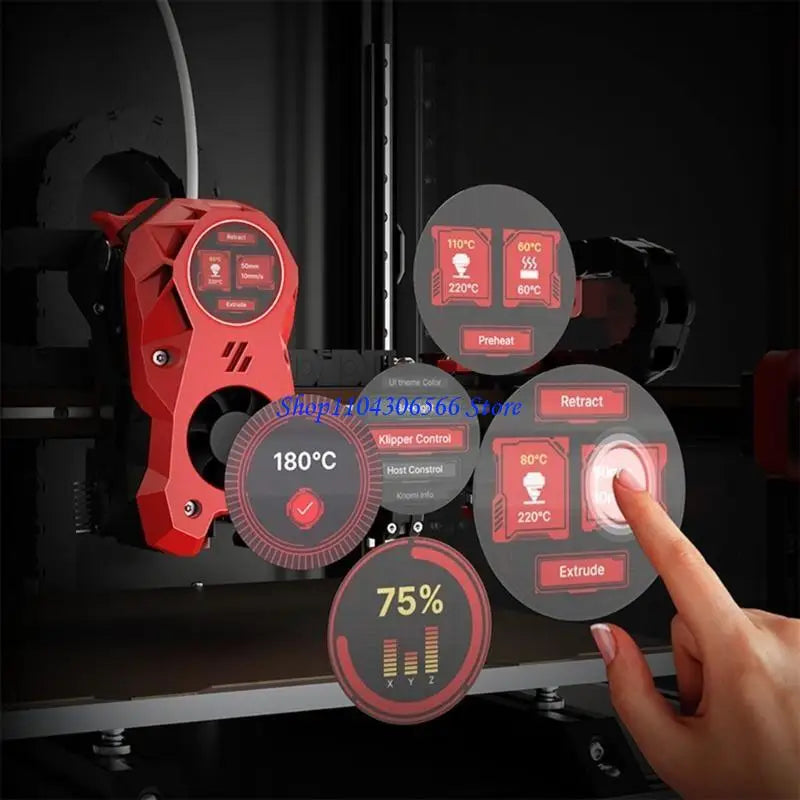 KNOMI V2.0 Round Circular Display for 3D Printer Heads 3D Printer Display HIP