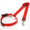 Retractable Dog Car Seat Belt – Quick Release Safety Leash Dog Car Seat Belt HIP Red