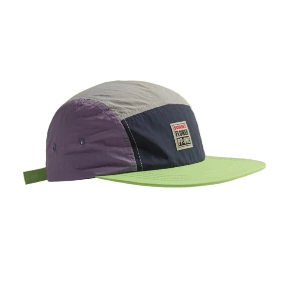Retro Japanese Hip-Hop 5-Panel Flat Brim Baseball Cap | Unisex Baseball Cap HIP Green