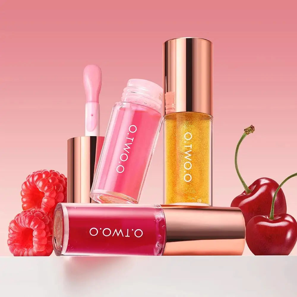 O.TWO.O Lip Oil Gloss Plumper – Moisturizing, Non-Sticky Lip Oil Gloss HIP