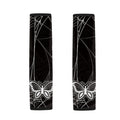 Halloween Seat Belt Covers Spider Web & Butterfly – Set of 4 Seat Belt Cover Set HIP black