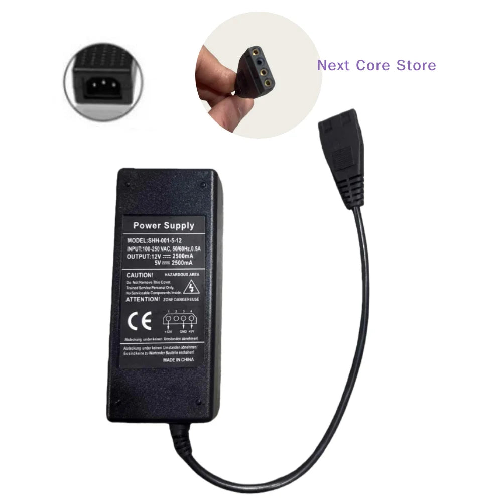 USB to IDE/SATA Power Adapter 12V 5V 2A – HDD & CD-ROM Power Supply Adapter HIP