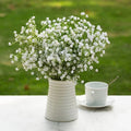15" White Artificial Baby's Breath Gypsophila Flowers – Decor Artificial Flowers HIP one size