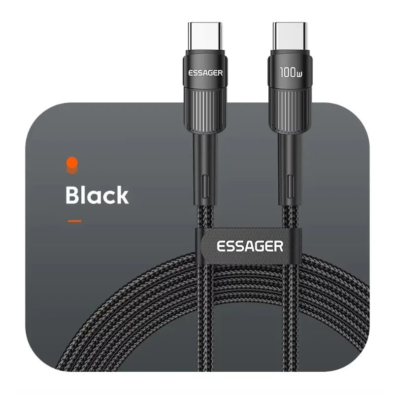USB-C to USB-C Cable 60W/100W PD Fast Charging | 0.5m–3m USB-C Charging Cable HIP