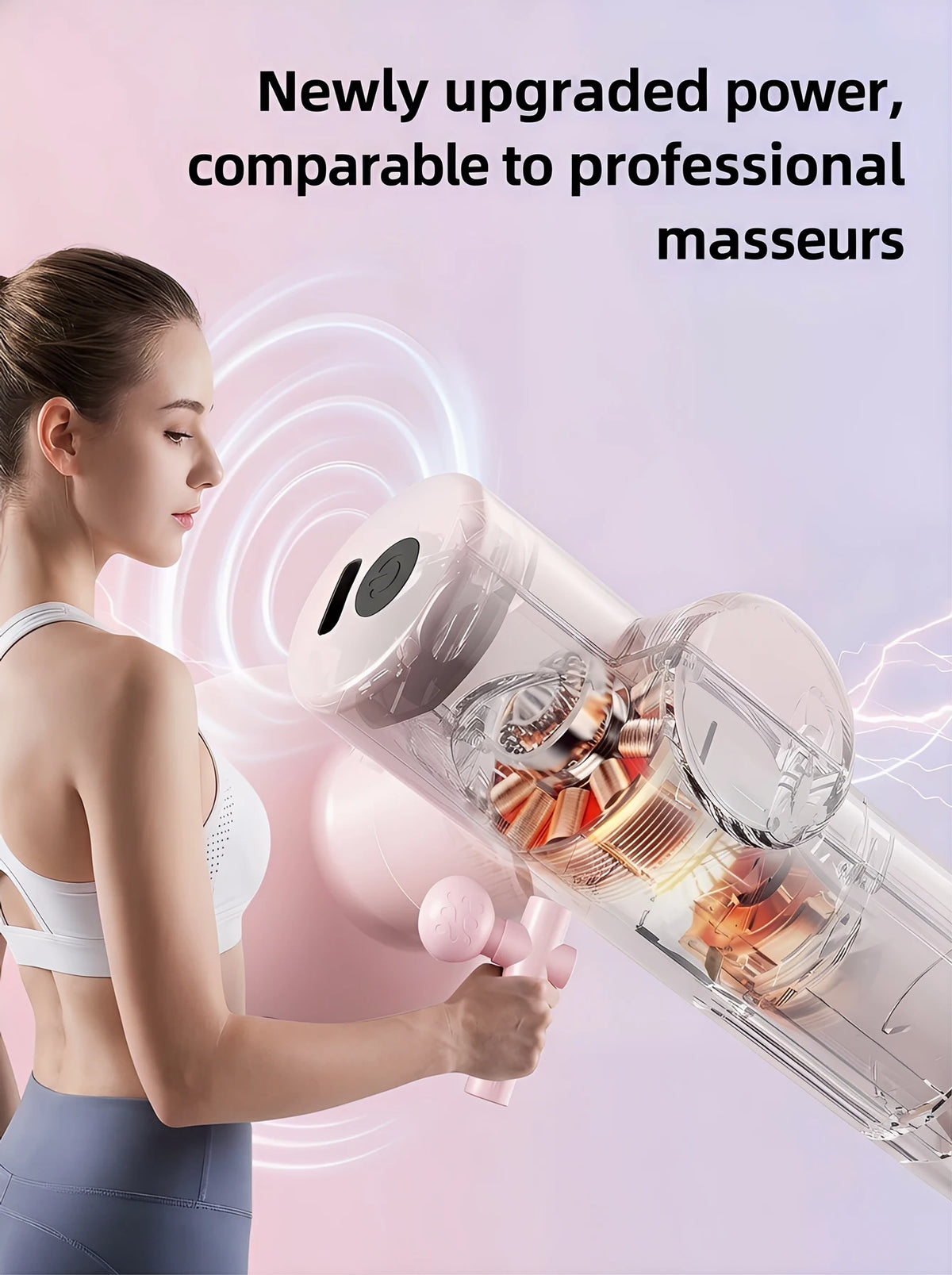 Compact Percussion Massage Gun – Body, Back & Neck | AXH Percussion Massage Gun HIP