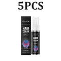 Temporary Silver Gray Hair Spray – Washable Color, Quick-Dry Temporary Hair Color Spray HIP 5PCS