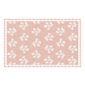 Soft Plush Floral Area Rug – Non-Slip Machine Washable Area Rug HIP GU6716-YZ 50x80cm
