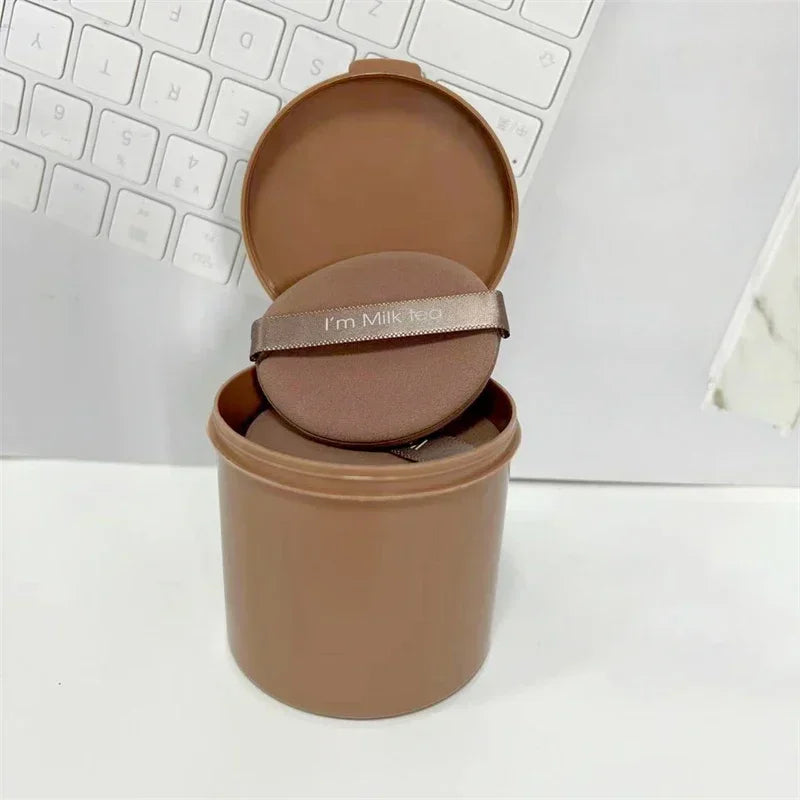 7Pcs/box Strawberry Cosmetic Puff Set Double Side Women Soft Makeup Sponge Beauty Make Up Powder Tools For Women Gift HIP Coffee-Round