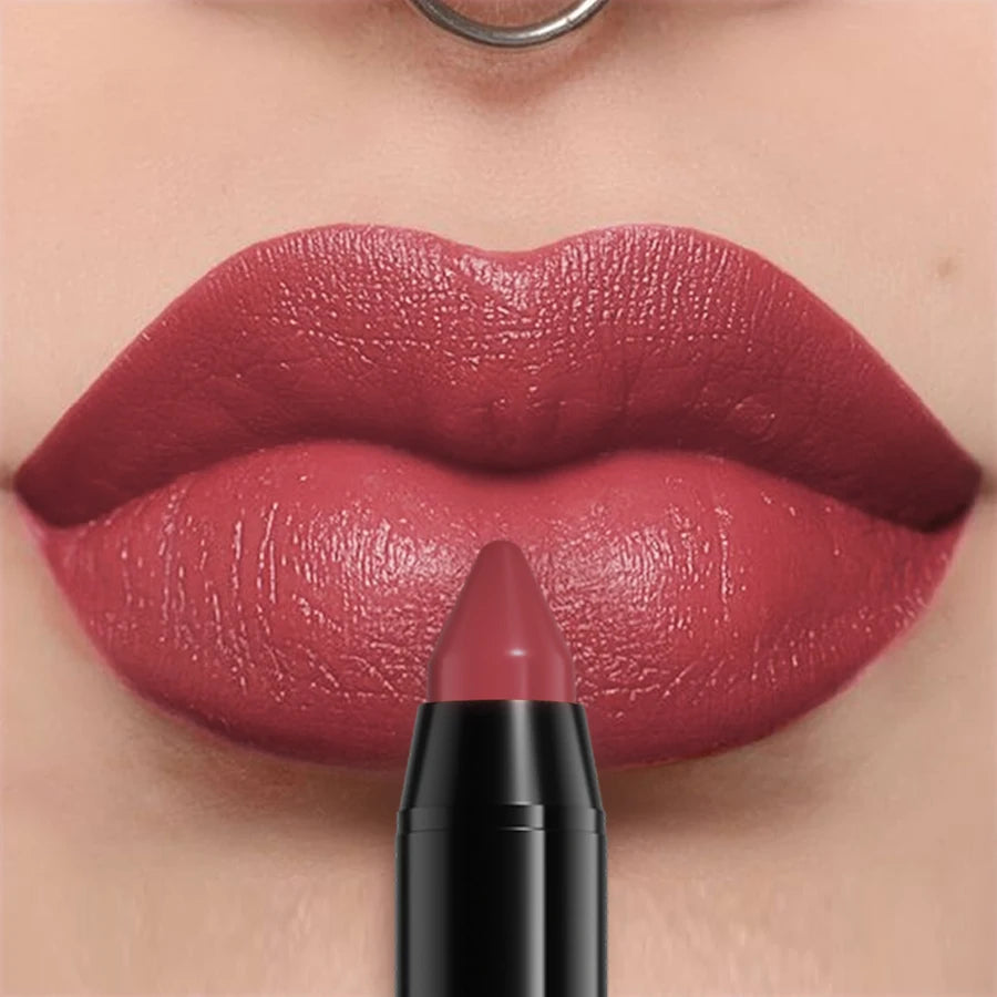 FUNPARK 16-Color Waterproof Matte Lip Liner & Lipstick Pen Lip Liner Pen HIP
