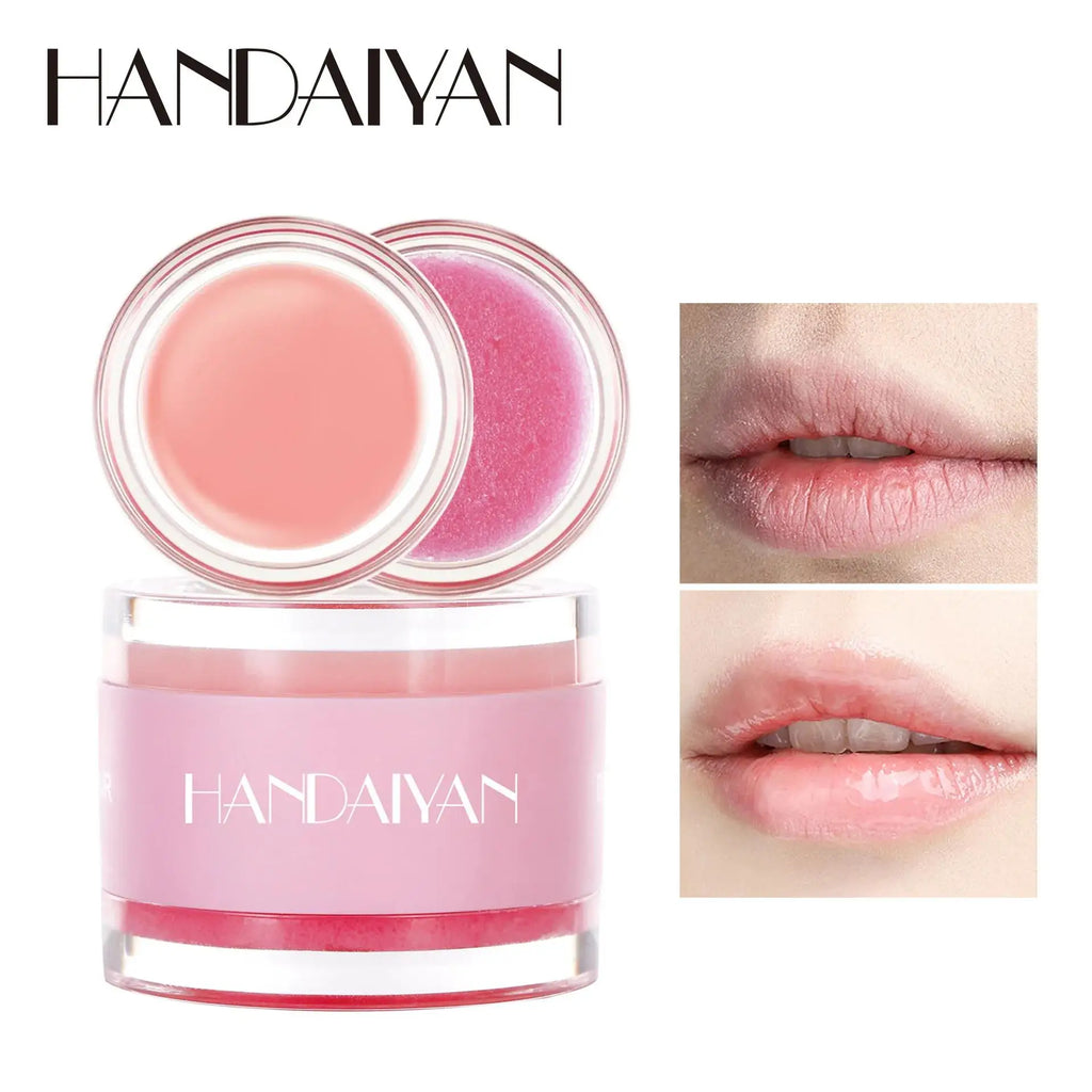 HANDAIYAN 2-in-1 Lip Scrub & Balm – Exfoliate & Hydrate Lip Scrub Balm HIP