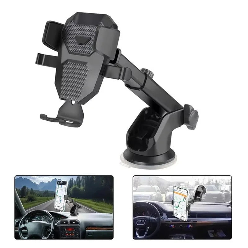 Suction Cup Car Phone Mount – Long Arm Universal GPS Holder Car Phone Mount HIP