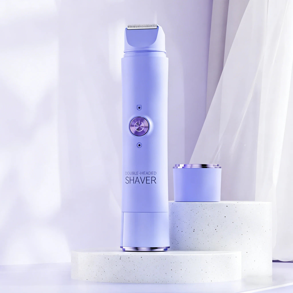 Women's 2-in-1 Electric Shaver & Body Trimmer – Wet/Dry Women's Electric Shaver HIP Light Puple