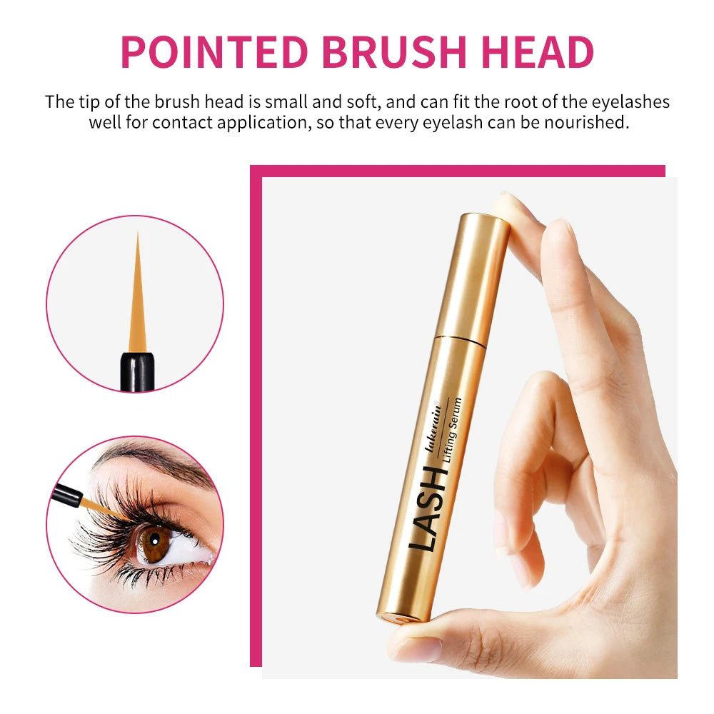 Lash Enhancing Serum - Peptide & Vitamin Longer Thicker Fuller Looking Lashes Cruelty-FreeEyebrow Serum HIP