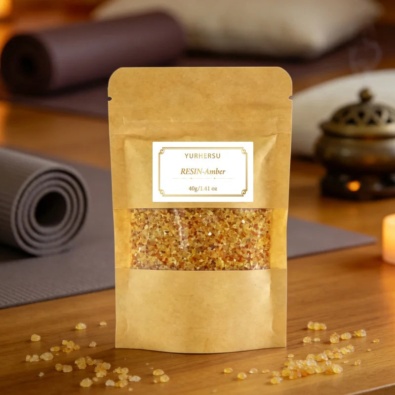 Amber Resin Incense – Natural Scented Resin for Home Fragrance Resin Incense HIP